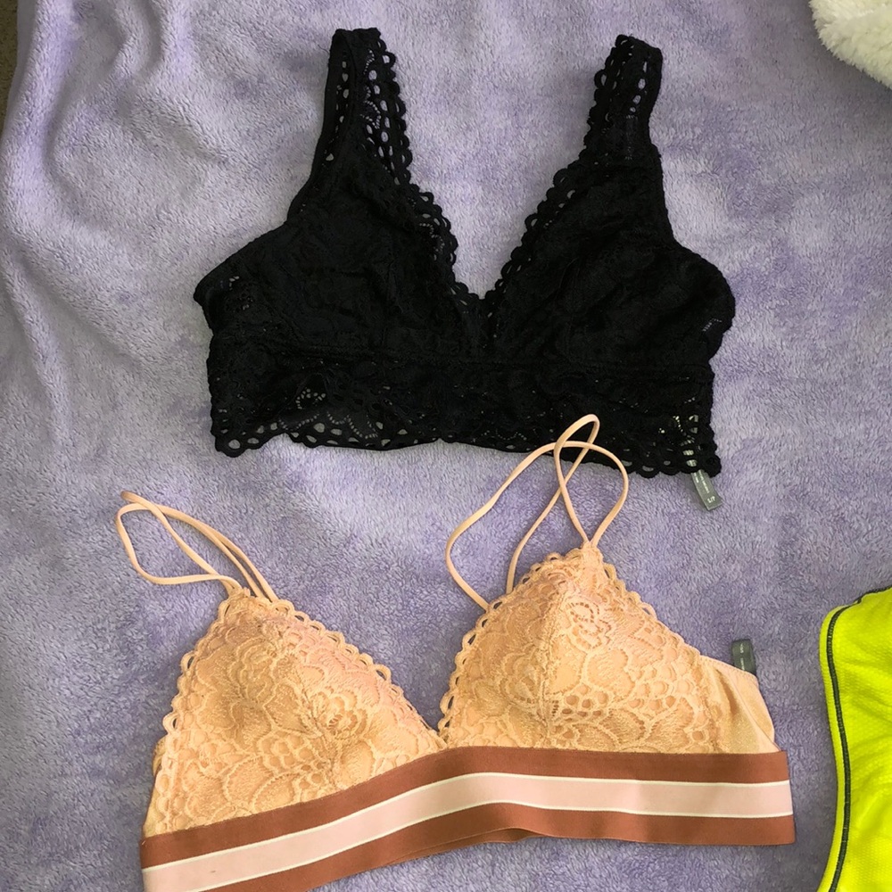 Aerie Bralettes and Champion Sports Bra